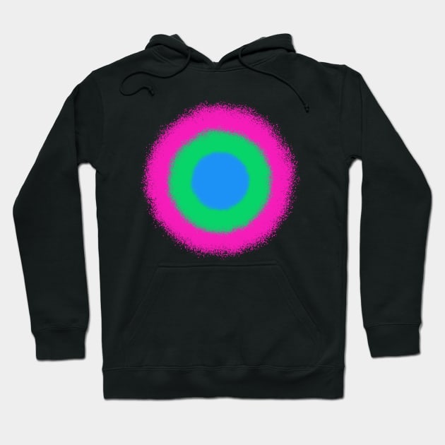 Hoop Dynamics Icon - Polysexual Pride Hoodie by panicdote